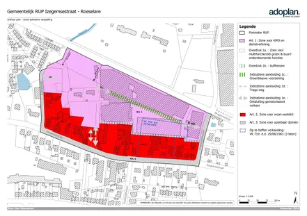 Grafisch plan RUP Izegemsestraat