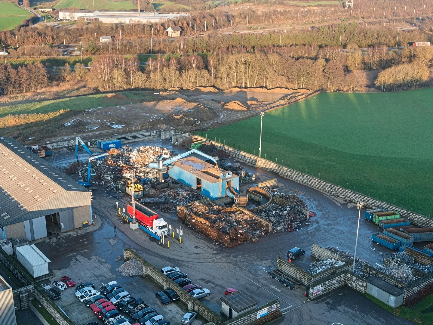 Renouvellement du permis d’environnement Belgian scrap terminal